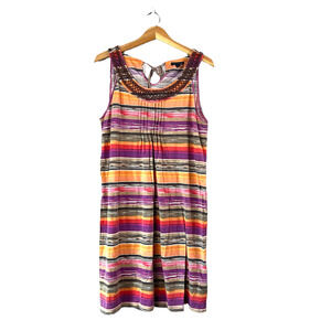 Women's Boho Beaded Tommy Hilfiger Dress L